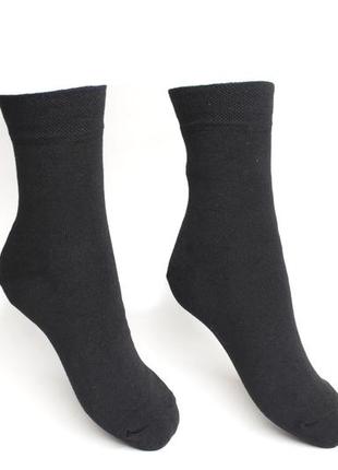 Шкарпетки чоловічі soi класичні чорні2 фото