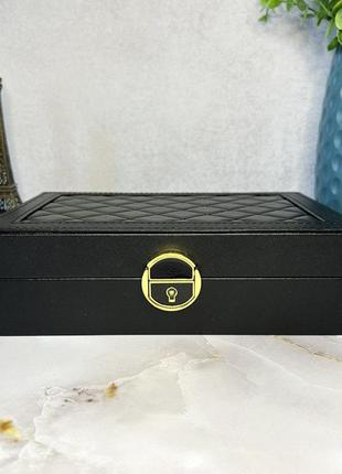 Шкатулка-органайзер для украшений ромбы