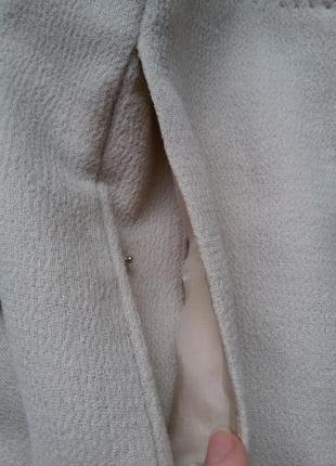 Шерстяная юбка миди с карманами bottega veneta8 фото
