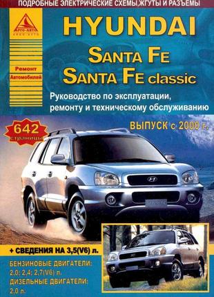 Hyundai santa fe с 2000 г.. посібник з ремонту й експлуатації. книга