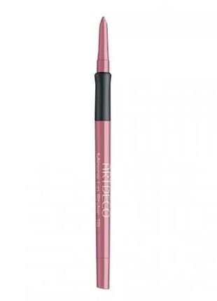 Олівець для губ artdeco mineral lip styler 14 — mineral rosy peach3 фото