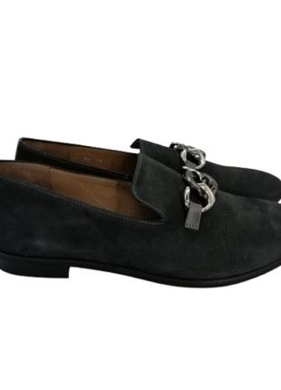 Туфлі stepter 38(р) темно-сірий замша 0-1-1-7625