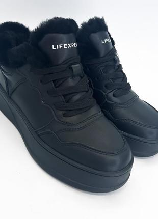 Черевики lifexpert 36(р) чорний шкіра 0-1-1-oab-zm-1201-2