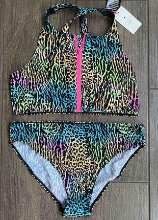 Matalan размер 14 лет рост 164 см раздельный купальник на молнии candy couture