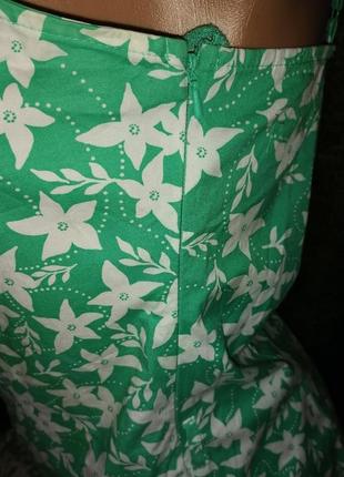 Летнее платье -сарафанчик  коттон бренд yessika 44 размер 🌴🌼🌼🌼3 фото