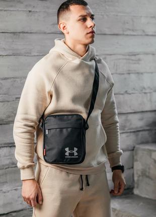 Мессенджер under armour черный | сумка через плечо андер армор барсетка (bon)