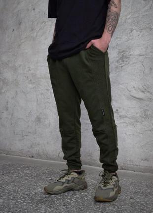 Мужские спортивные штаны оверсайз хаки весенние летние | брюки мужские хлопковые повседневные (bon)2 фото