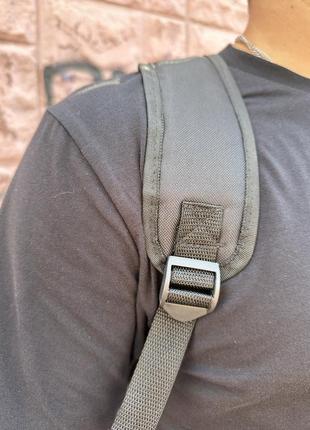 Рюкзак nike спортивный черный мужской женский портфель найк городской с кожаным дном (bon)7 фото