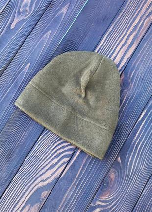 Мужская флисовая шапка хаки зимняя всу тактическая военная (bon)