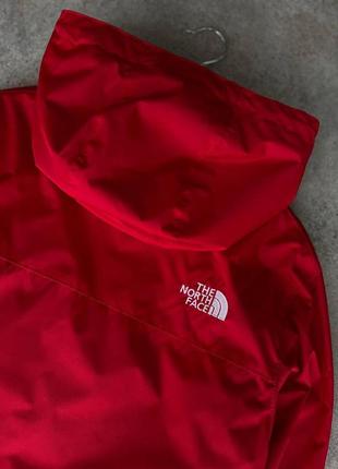 Мужская ветровка the north face красная весенняя осенняя куртка зе норд фейс из плащевки (bon)3 фото