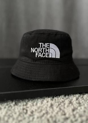 Панама the north face черная коттоновая мужская женская панамка зе норд фейс (bon)