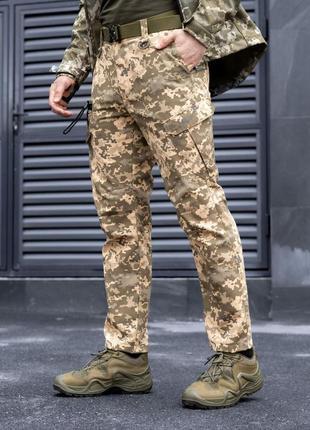 Мужские тактические штаны пиксельные весенние летние осенние брюки пиксель камуфляж армейские (bon)1 фото