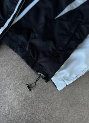 Чоловічий спортивний костюм nike чорно-білий із плащової тканини без капюшона весняні осінній (bon)7 фото