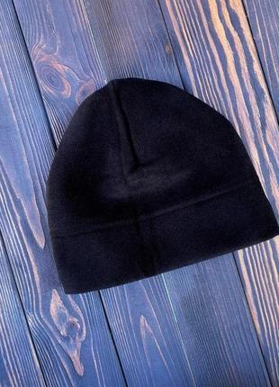 Мужская флисовая шапка черная зимняя всу тактическая военная (bon)1 фото
