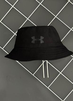 Панама under armour котонова чоловіча жіноча панамка андер армор чорна (bon)