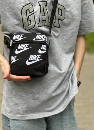 Мессенджер nike черный | сумка через плечо найк барсетка (bon)