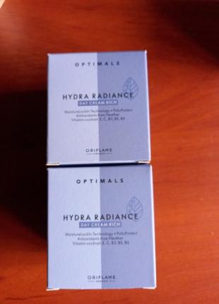 Увлажняющий крем для комбинированной кожи optimals hydra radiance орифлейм код 42580