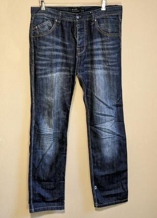 Синие джинсы pull & bear denim.