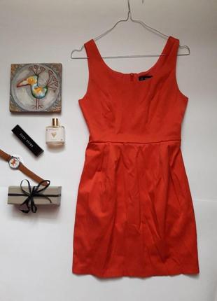 Стильное эффектное красное сарафан, короткое платье, платье удобное attentif2 фото