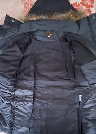 Детская зимняя удлиненная куртка пальто для мальчика рост 134-1586 фото