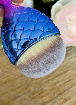 8 см пензель для макіяжу рибка русалка для макіяжу кисть для макияжа рыбка probeauty2 фото