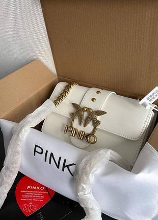 Женская сумка pinko white premium2 фото