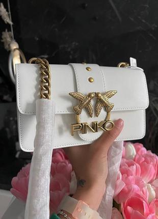 Женская сумка pinko white premium6 фото