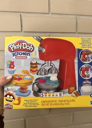 Набор для лепки hasbro play-dog kitchen creations mixer плей к миксеру5 фото