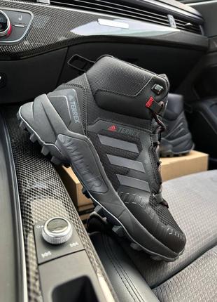 Кросівки термо adidas terrex swift r termo black gray red5 фото