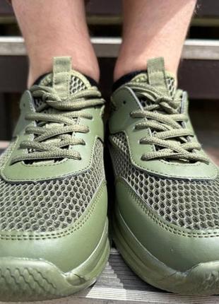 Мужские кроссовки в сеточку bayotaa5067-6 хаки2 фото