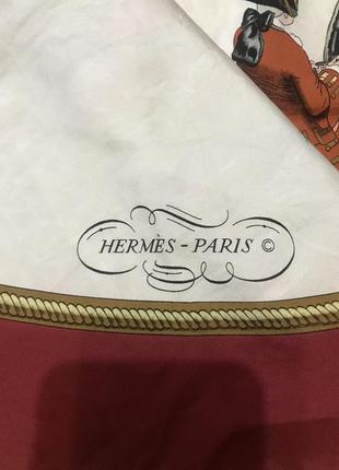 Винтажный платок hermes3 фото