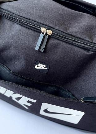 Спортивна сумка nike, дорожня сумка для подорожей найк, сумка на плече, саквояж, сумка для тренувань брендова5 фото
