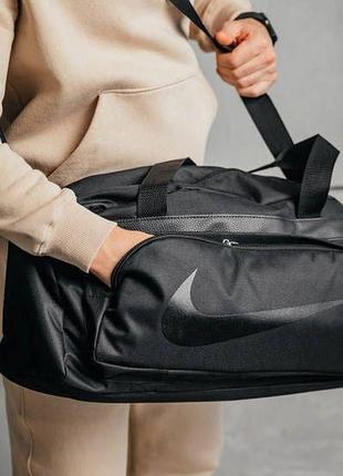 Спортивна сумка ручної поклажі nike сумка для подорожей найк дорожня сумка на плече саквояж сумка для тренувань брендова3 фото