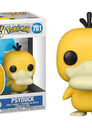 Покемон игрушка фанко поп psyduck №781 фигурка виниловая pokemon уточка1 фото