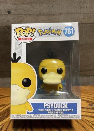 Покемон игрушка фанко поп psyduck №781 фигурка виниловая pokemon уточка9 фото