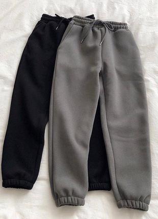 500 грн🖤флісові штани спортивні джогери з флісу