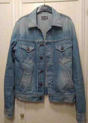 Куртка джинсова, від wrangler, в стилі вестерн3 фото