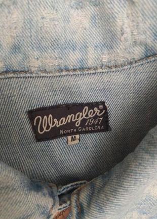 Куртка джинсова, від wrangler, в стилі вестерн4 фото