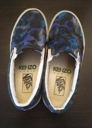 Kenzo vans слипоны2 фото