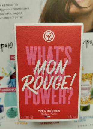 Парфумована вода ів роше мон руж 30мл mon rouge yves rocher