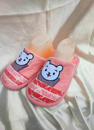Детские карцы домашние, детские кфмнатные тапочки, обувь зимняя для девочки, тапочки детские2 фото