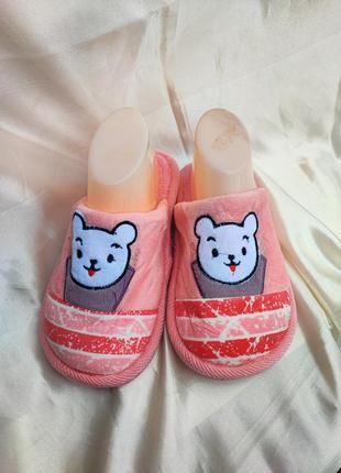 Детские карцы домашние, детские кфмнатные тапочки, обувь зимняя для девочки, тапочки детские5 фото