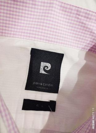 Высокого сочетания качества и стиля нарядная рубашка известного французского бренда pierre cardin4 фото