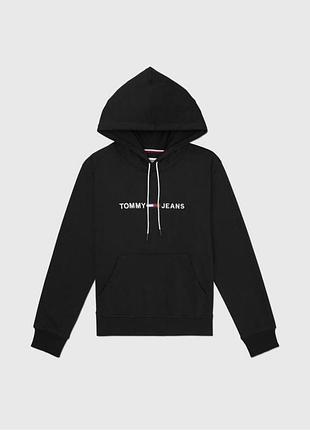 Худі tommy jeans, чорне худі tommy hilfiger