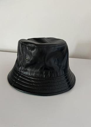 Капелюх панама зимова панамка шапка двостороння шкіряна панама