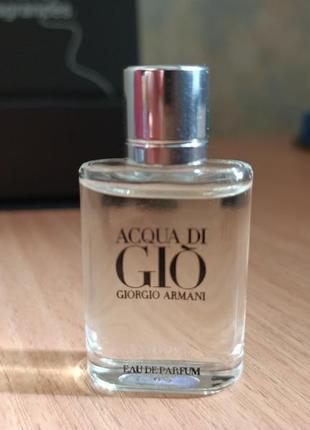 Мінітатюра з подарункового набору армані: armani acqua di giò pour homme 5 мл.