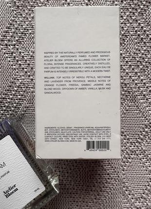 Atelier bloem william парфюмированная вода 100 мл atelier bloem william...