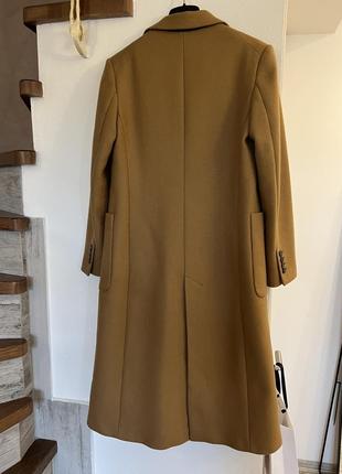 Шерстяное пальто zara manteco 36 s10 фото