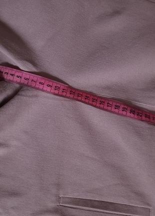 Эластичные брюки лосины h&amp;m розовые высокая посадка5 фото