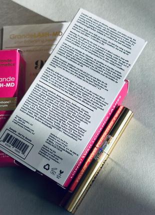 Grande cosmetics grandelashtm - md lash enhancing serum сыворотка для роста ресниц3 фото